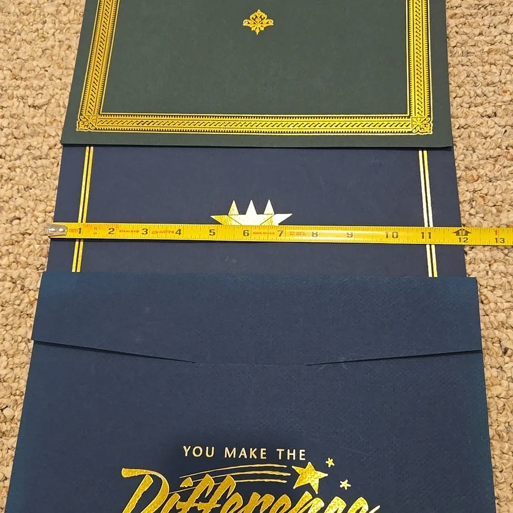 Certificate Folders - Set of 6